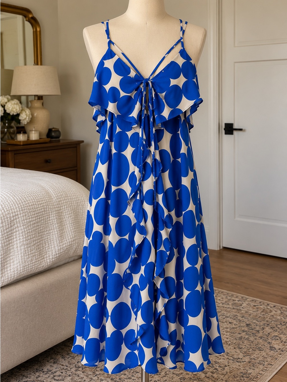 Anthropologie x Yoana Baraschi Ruffle Swing Dress NWOT/Size 4